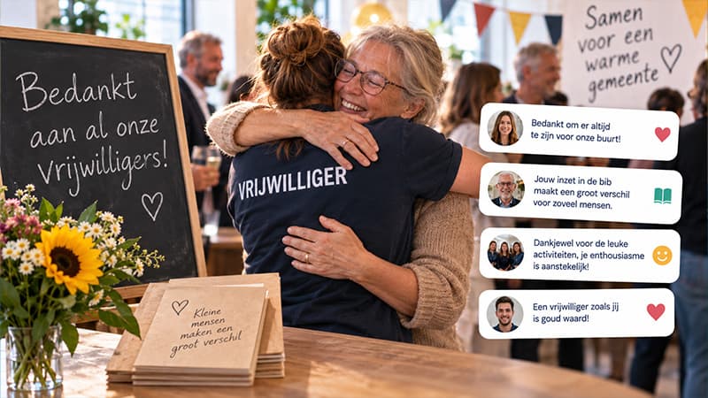 Meer dan een speech: hoe gemeenten hun vrijwilligers echt laten voelen dat ze gewaardeerd worden