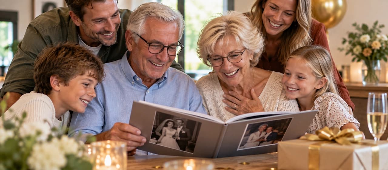 Gouden bruiloft cadeau: 12 ideeën voor 50 jaar getrouwd